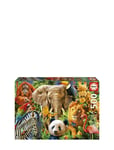 Educa 500 Wild Animal Collage Patterned Educa