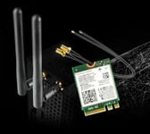 Asrock - Nätverksadapter - M.2 Card - Bluetooth 4.0, Wi-Fi 5