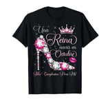 Una Reina Nació En Octubre Feliz Cumpleaños Para Mi T-Shirt