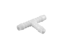 GARDENA T-Piece: Tube plastic Accessories, For simple Hose Connection and branching Of 10 mm tubes, 2 Pieces (7303-20), White/Transparent