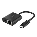 Belkin USB-C til Ethernet + Lading Adapter