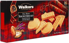 Walkers Shortbread Assortment, Traditional Scottish Recipe, 500 g (Pack of 1) 