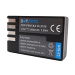 D-LI109 Battery for Pentax K-30, K-50, K-70, K-500, KP, K-r, K-S1, K-S2