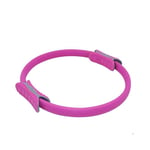 AHAI YU Yoga Ring Pilates Double Handle Ring Yoga Pilates Circle Yoga Ring Dual Band Gymnastics Yoga Aerobic Resistance Exercise Workout Fitness GYM (Color : PINK, Size : 50 * 50 * 10)