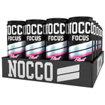 24 X Nocco Focus 3 330 Ml Raspberry Blast