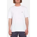 T-shirt Volcom  Camiseta  Stone Blanks White