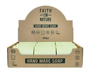 Faith In Nature Natural Aloe Vera Hand Soap Bar Box Set, Rejuvenating, Vegan & Cruelty Free, No SLS or Parabens, 18 x 100g