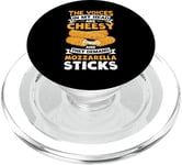 Mozzarella Cheese Delight For Cheese Stick Lover PopSockets PopGrip for MagSafe