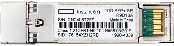 HPE Networking IO 10G SFP+ LC SR 300m MMF transceiver