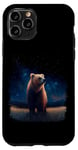 iPhone 11 Pro Majestic Bear Under Starry Night Sky Case