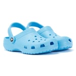 Crocs Classic WoMens Blue Clogs material_Synthetic - Size UK 4