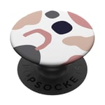 PopSockets Modern Abstract Geometric Shapes Pink Beige Gray Black White PopSockets PopGrip: Swappable Grip for Phones & Tablets