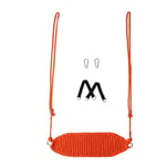 MIEMIE Children's Swing Outdoor Baby Chair Baby Rope Net Seat Indoor and Outdoor Kids Toys Home Swing gift (Color : Orange, Size : 45 * 43cm)