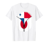 Panama Japan Zipper - Panamanian Japanese Flag T-Shirt