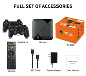 BOYHOM M8 Mini Game Stick Android TV BOX 10000 Pelit 64 Gt 2.4G WiFi 4K Langaton ohjain Game Stick for PS1/GBA/CP1