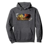 The Polar Express Santa's Sleigh And Christmas Tree Pullover Hoodie