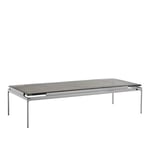 &Tradition - Sett Coffee Table LN12, Smoked Cast Glass/Dark Chrome - Sofabord - Luca Nichetto - Grå - Glass/Metall