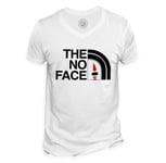 T-Shirt Homme Col V The No Face Parodie Film Marque Japon Anime