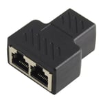 1 till 2 LAN Ethernet Nätverkskabel RJ45 Splitter Plug Adapter - Perfet