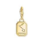 Thomas Sabo 2154-414-39 Gold-Plated Charm Pendant Zodiac Jewellery