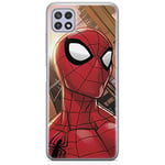 ERT GROUP Coque de téléphone Portable pour Samsung A22 5G Original et sous Licence Officielle Marvel Motif Spider Man 003 Parfaitement adapté à la Forme du téléphone Portable, Coque en TPU