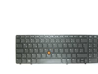 Hp 690647-031, Tangentbord, Engelsk, Tangentbord Med Bakgrundsbelysning, Hp, Elitebook 8570W