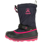 Kamik Women's Girls' Waterbug8g Winter Boots, Blue Navy Rose Navy Rose Nro, 5 UK