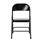 Lasana Black Folding Chair (H)790mm (W)470mm (D)450mm