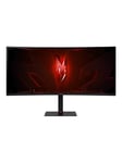 34" Acer Nitro XV345CUR - 3440x1440 - 180Hz - VA - HDR10 - 1 ms - Skærm