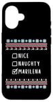 Coque pour iPhone 16 Gentile Coquine Noël Marilena Pull Moche