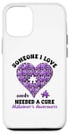 Coque pour iPhone 14 Porter Purple Alzheimer Sensibilisation Démence