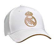 Real Madrid FC Rm3go19 Adultes Unisexe Blanc/Or Taille Unique