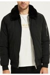 Blouson Bomber Noir Homme