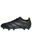 adidas Predator League J Football Boots Firm Ground, Core Black/Carbon/Gold Metallic, 10.5 UK