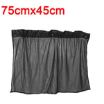 2pcs 70cm x 45cm Black Car Sun Shade Mesh Side Window Curtains Suction Cup Set