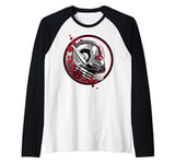 Marvel Ant-Man & The Wasp Red Hex Stamp Manche Raglan