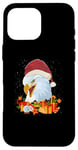 Coque pour iPhone 16 Pro Max Merry Christmas Pull de Noël moche aigle chauve américain