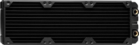 Corsair Hydro X Series, XR5 360 mm Water Cooling Radiator (Triple 120 mm Fan Mounts, Easy Installation, Premium Copper Construction, Polyurethane, Integrated Fan Screw Guides), Black