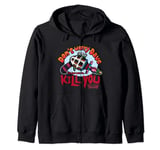 Killer Klowns from Outer Space Don't Worry Dave Big Poster Zip Hoodie