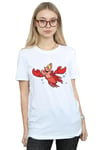 The Little Mermaid Sebastian Bubbles Cotton Boyfriend T-Shirt