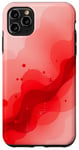 Coque pour iPhone 11 Pro Max Rouge minimaliste art abstrait esthétique