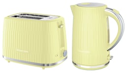 Russell Hobbs Eden Lemon Yellow Kettle and Toaster 27363BU