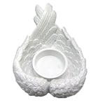 Angel Wings Tealight Holder Memorial Graveside White Angel Wings Candle Holder