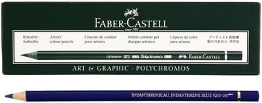 Faber-Castell Polychromos colour pencil 6pcs Box,247 indanthrene blue,Water-resi