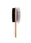 Ancol Heritage Brosse Double Face avec Manche en Bois Taille S