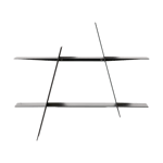 Andersen Furniture A-Shelf væghylde Medium 52x9x46 cm Black