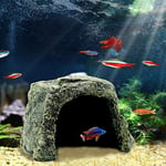 Besimple Cave décorative pour Poissons d'aquarium, Reptiles, cachettes en Pierre, cachette en Pierre, cachette pour Aquarium, Accessoires d'aquarium pour Betta, crevettes, Tortues, Amphibiens, Petits