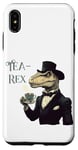 Coque pour iPhone XS Max Tea-Rex Meme Funny T Rex avec tasse