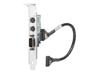 HP - Adaptateur série/PS/2 - PCIe - série x 1 + clavier PS/2 x 1 + souris PS/2 x 1 - pour HP Z1 G8; EliteDesk 800 G3, 80X G6, 80X G8; ProDesk 405 G6; Workstation Z1 G5, Z1 G6