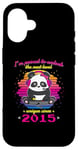 Coque pour iPhone 16 Né en 2015 Anniversaire Fun Panda Gaming Unlock The Next Level